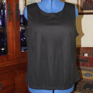 Women's Hillard & Hanson Black Tank- 1X